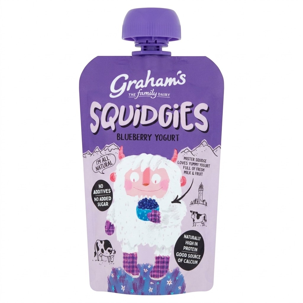 Graham's Squidgies Blueberry Yogurt 100g