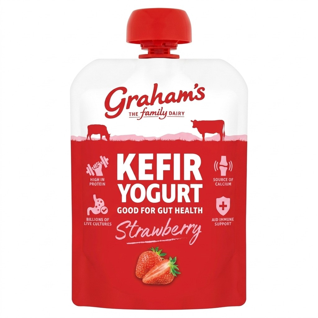 Graham's Kefir Yogurt Strawberry 150g