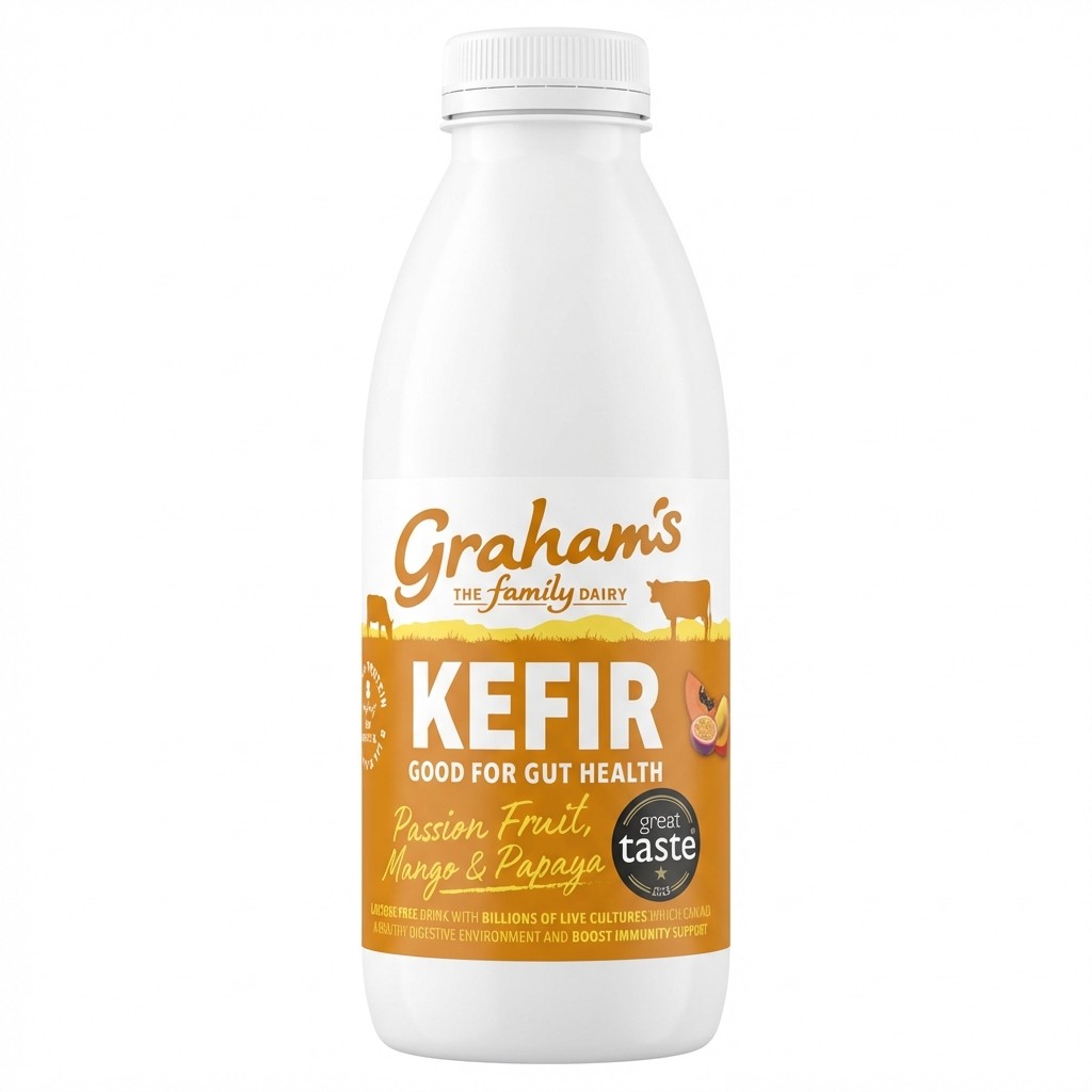 Graham's Kefir Passion Fruit, Mango & Papaya 500ml
