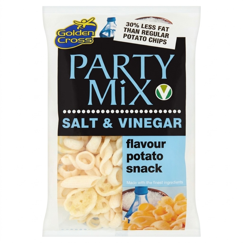 Golden Cross Party Mix Salt & Vinegar 125g