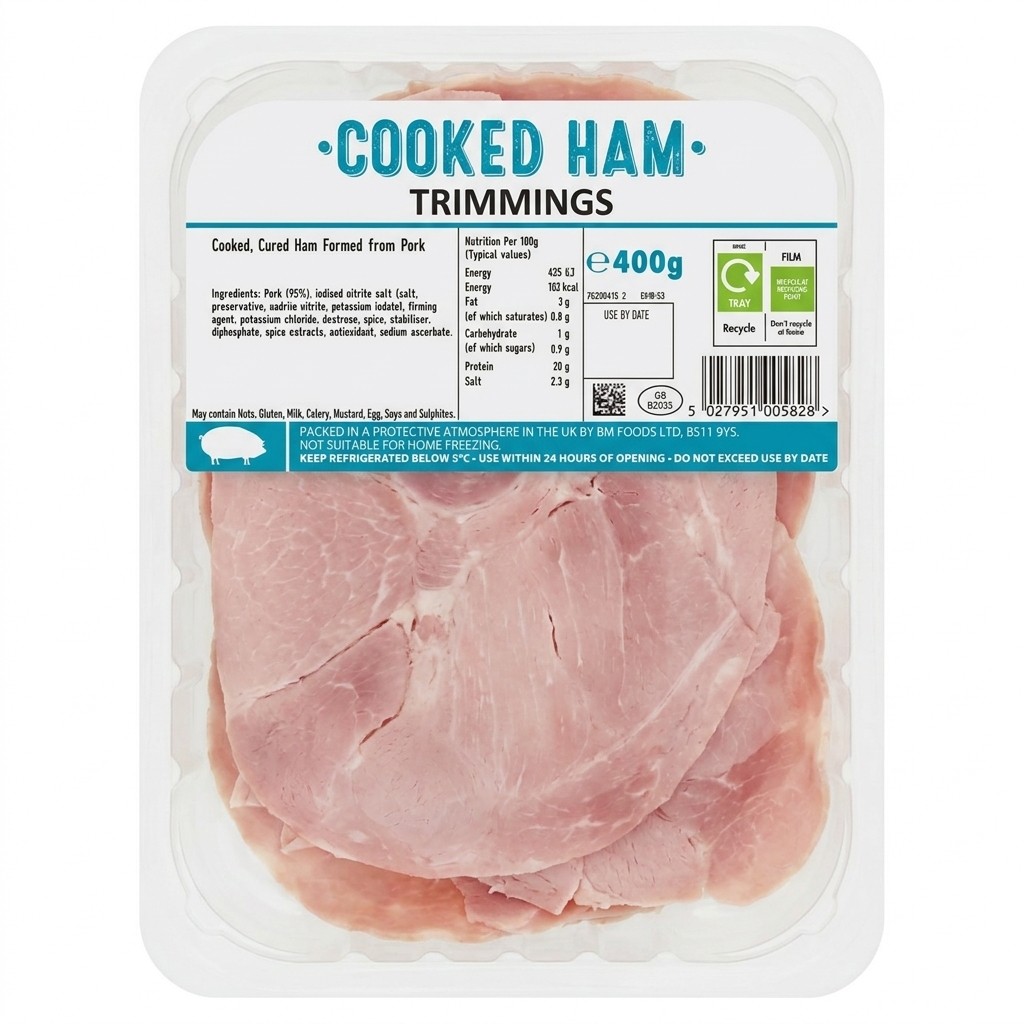 Cooked Ham Trimmings 400g