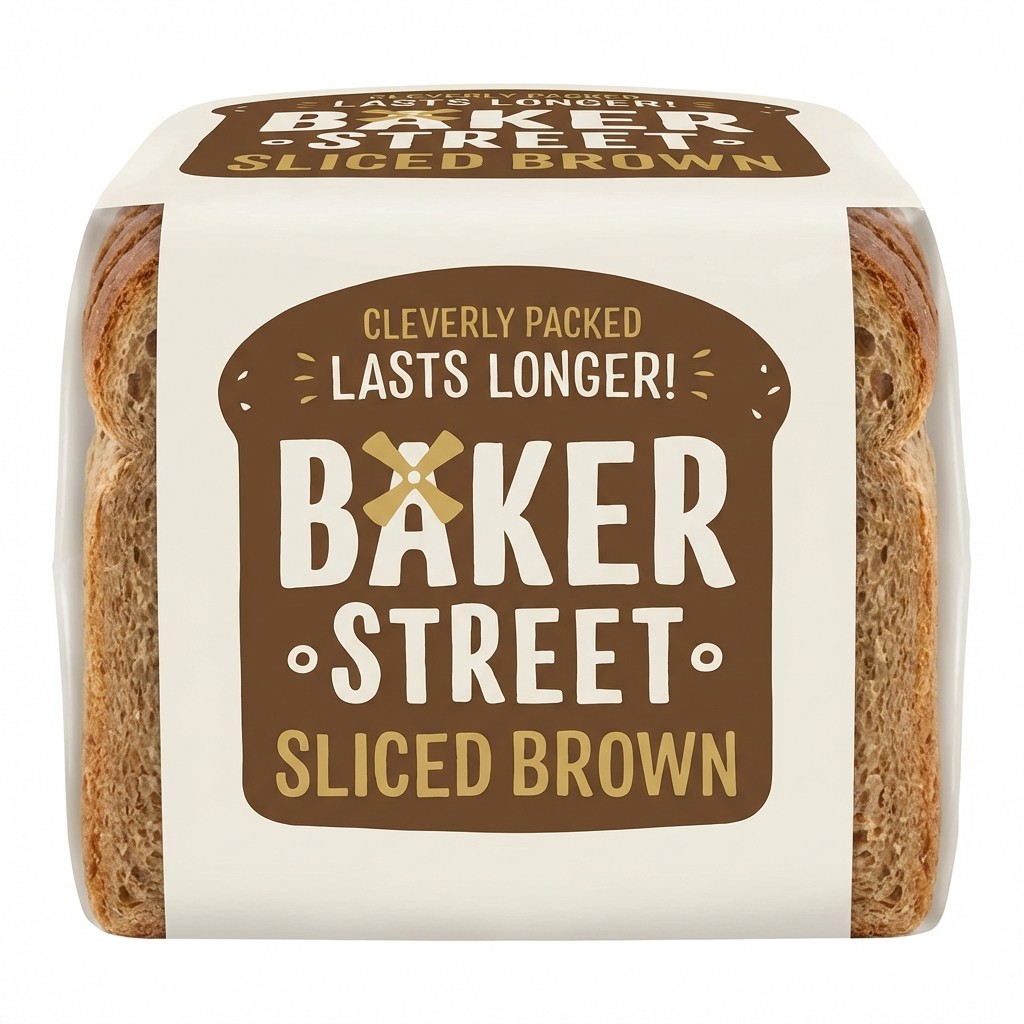 Baker Street Sliced Brown 600g