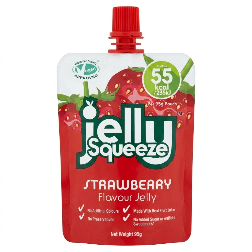 Jelly Squeeze Strawberry Flavour Jelly 95g