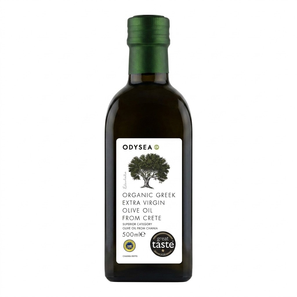 Odysea Organic Greek Extra Virgin Olive Oil 500ml