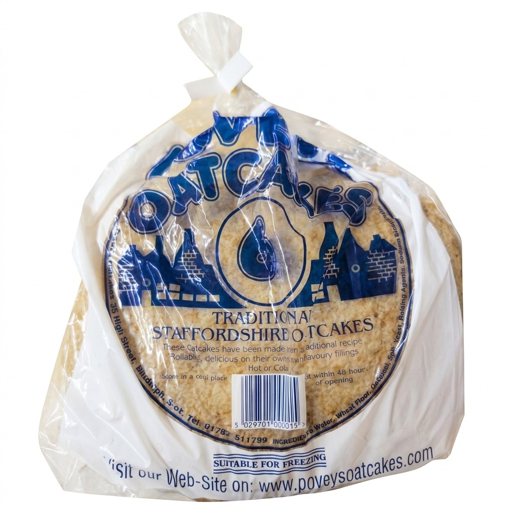 Povey's Oatcakes Traditional Staffordshire Oatcakes