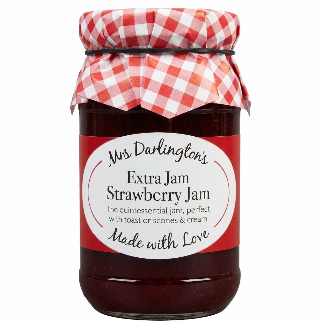 Mrs Darlington's Extra Jam Strawberry Jam 340g