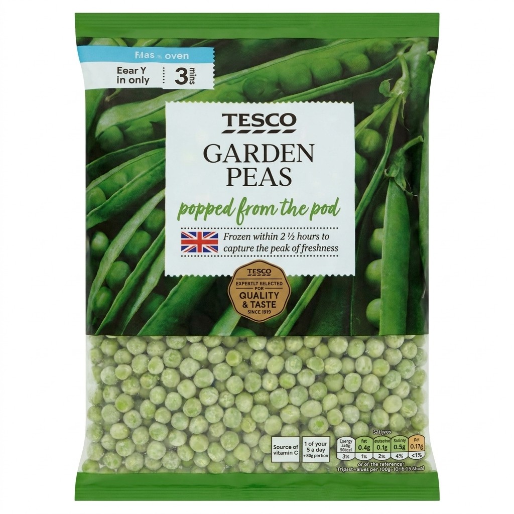 Tesco Garden Peas 1kg