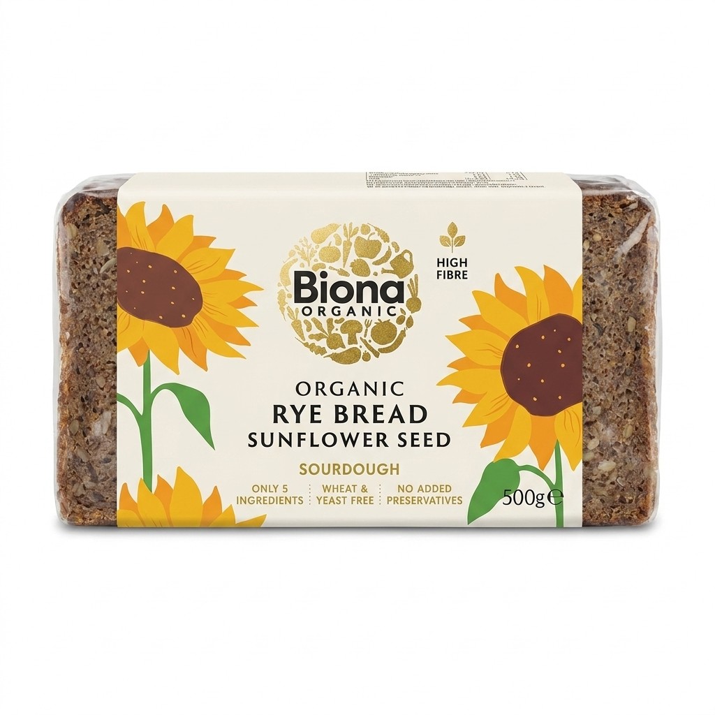 Biona Organic Rye Bread Sunflower Seed 500g