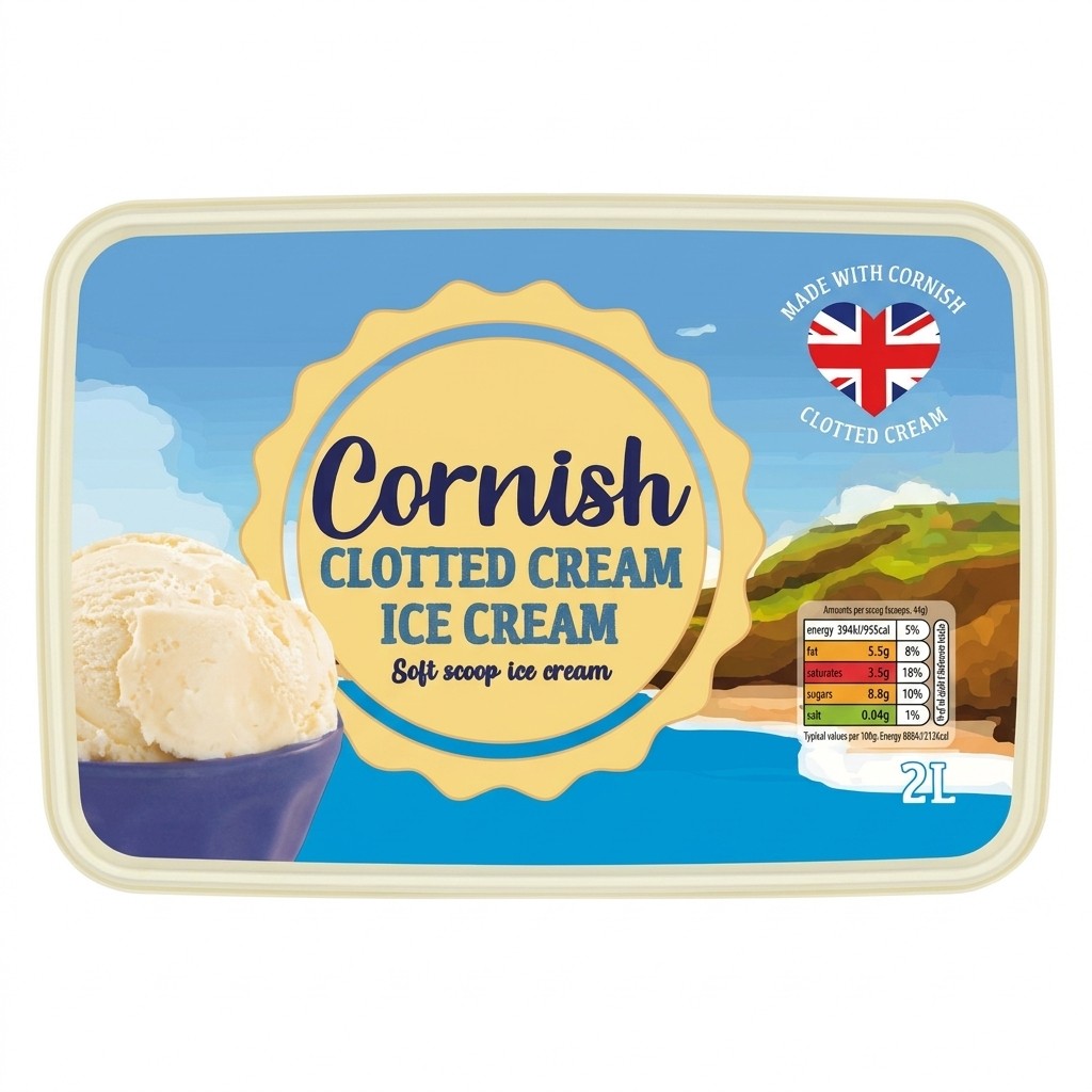 Cornish Clotted Cream Ice Cream 2L