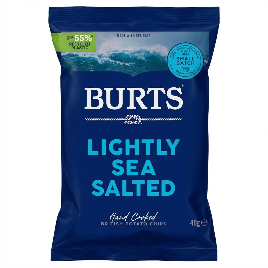 Burts Lightly Sea Salted 40g