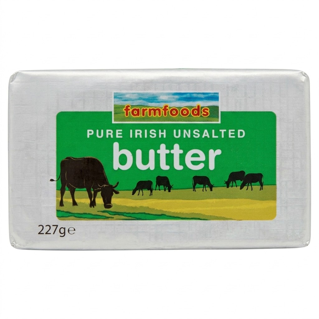 farmfoods Pure Irish Unsalted Butter 227g