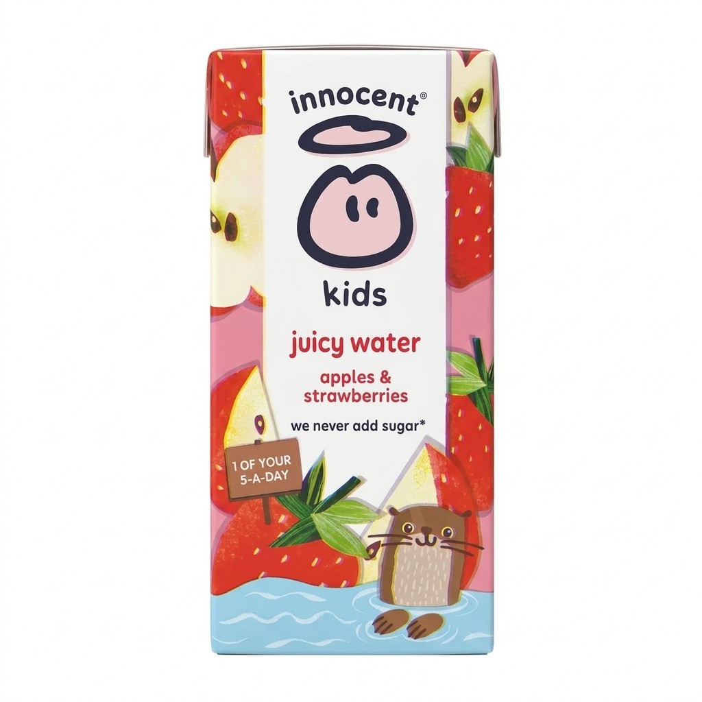 Innocent Kids Juicy Water Apples & Strawberries 200ml