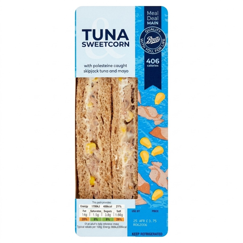 Boots Tuna & Sweetcorn Sandwich