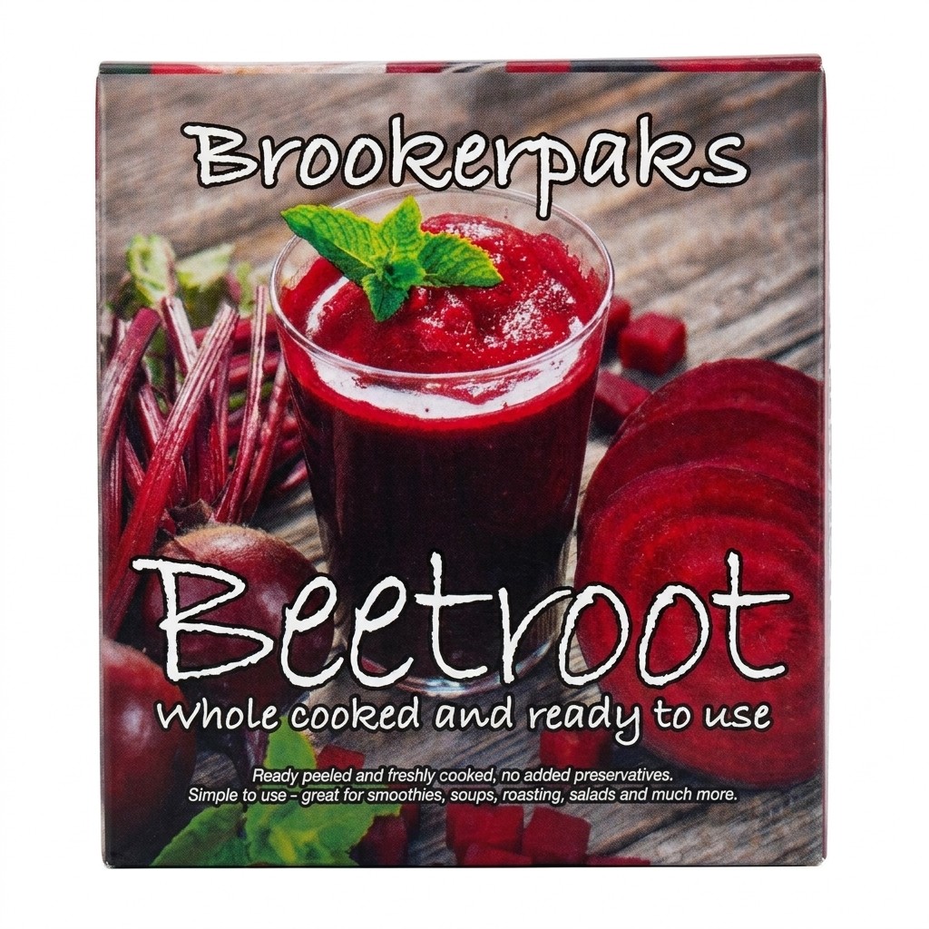Brookerpaks Beetroot 4x500g
