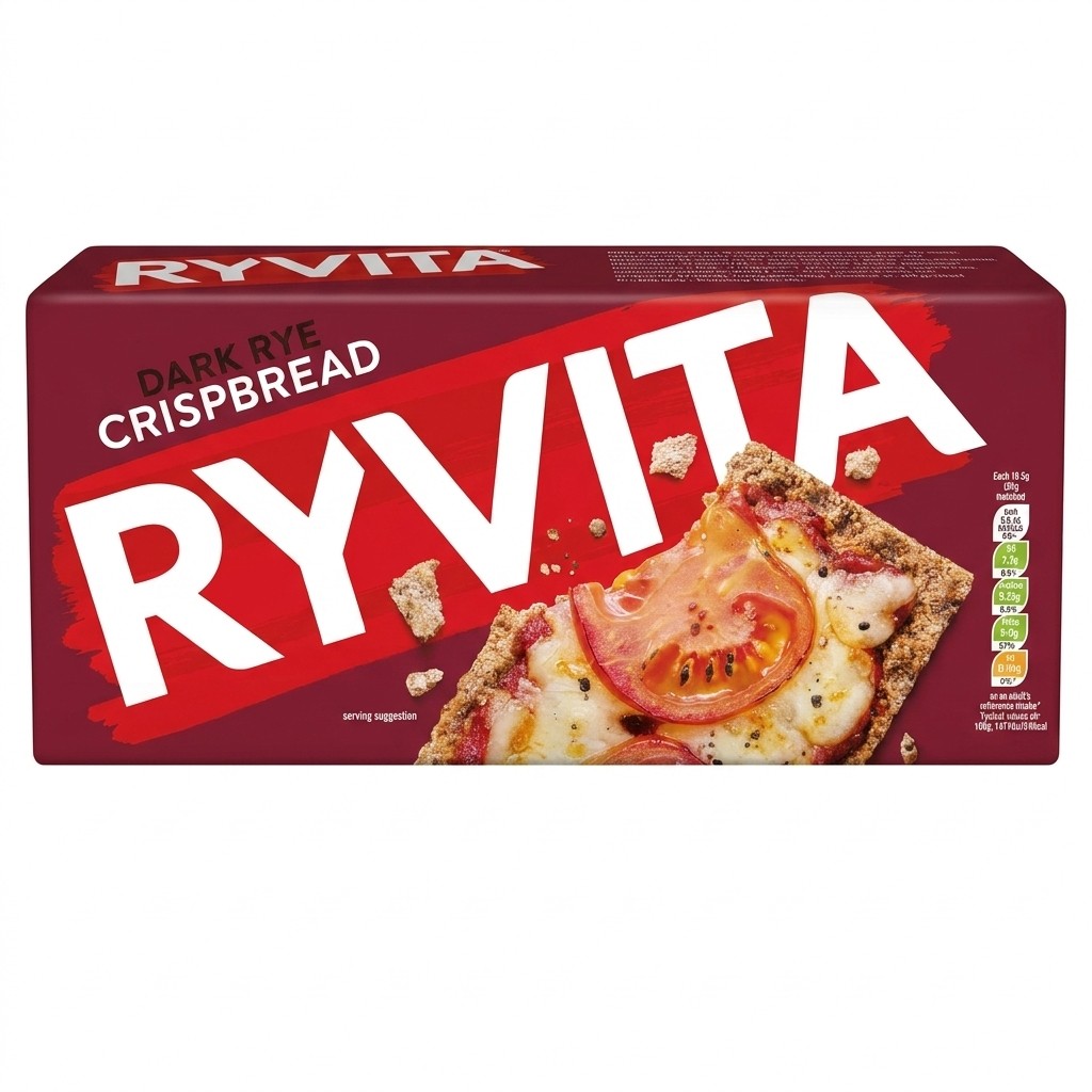 Ryvita Dark Rye Crispbread 400g