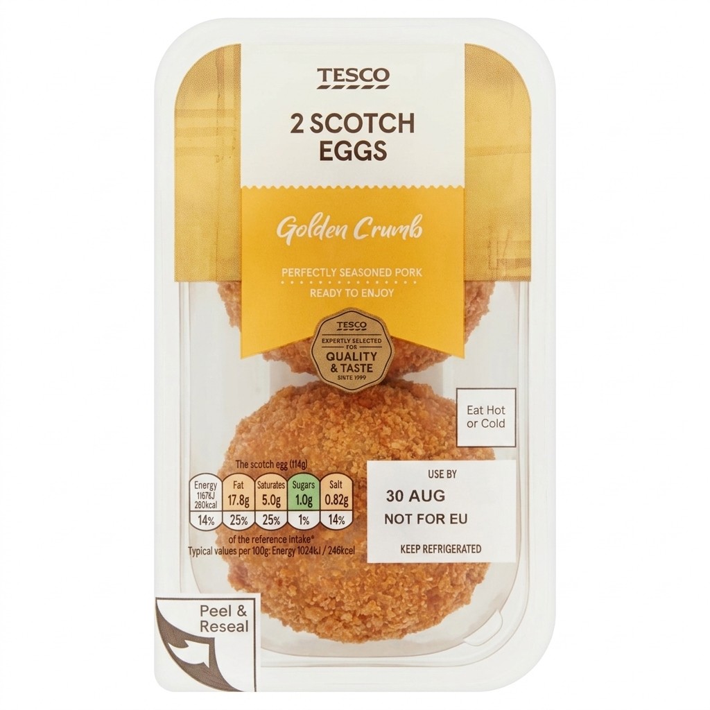 Tesco 2 Scotch Eggs 227g