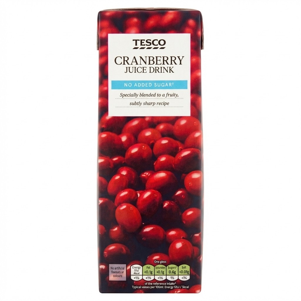 Tesco Cranberry Juice Drink 1l