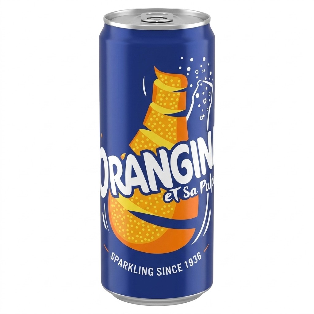 Orangina Sparkling Low Calorie Orange Juice Drink 330ml