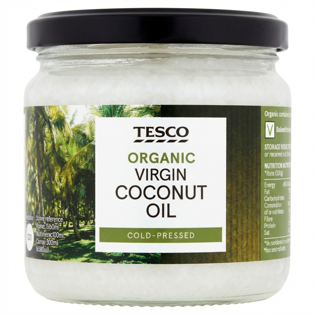 Tesco Organic Virgin Coconut Oil 300ml