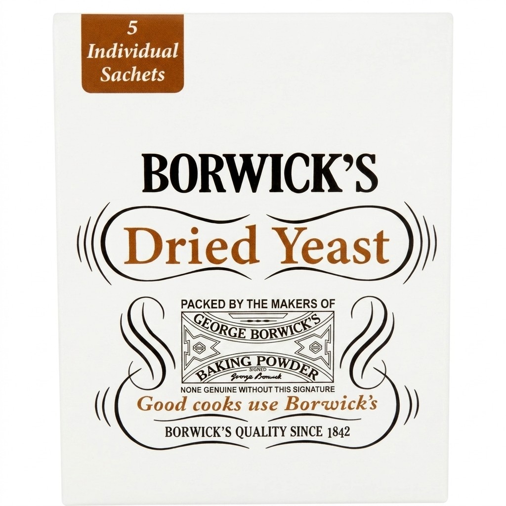 Borwick's Dried Yeast 5 sachets