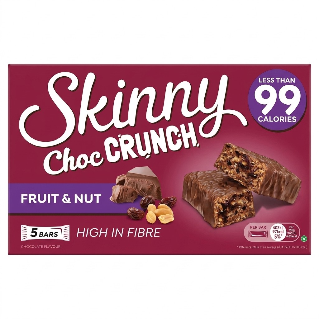 Skinny Choc Crunch Fruit & Nut 5 bars