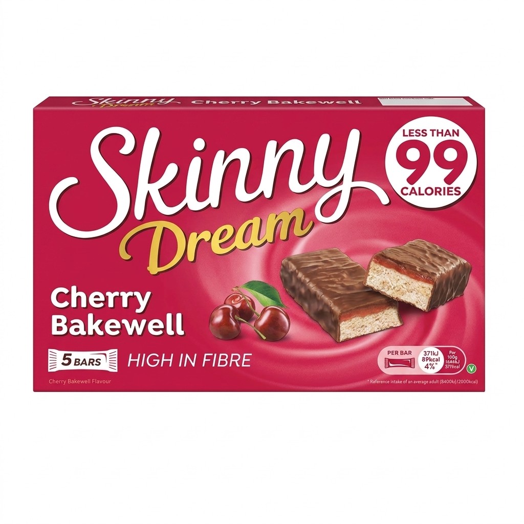 Skinny Dream Cherry Bakewell 5 Bars