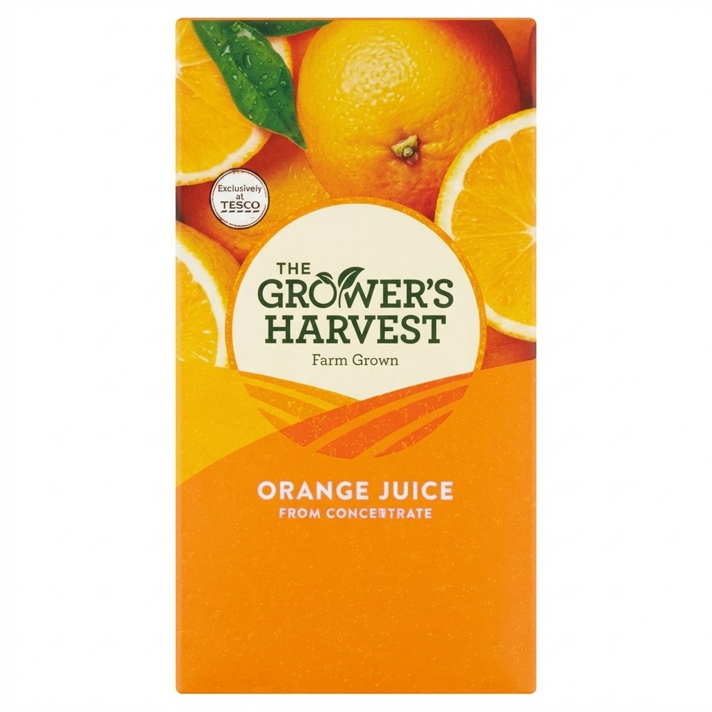 The Grower's Harvest Orange Juice 1l