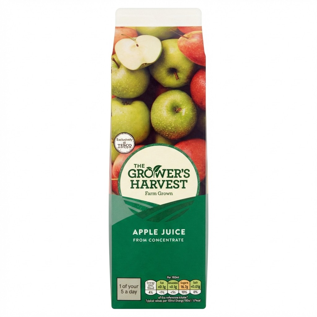 The Grower's Harvest Apple Juice 1l