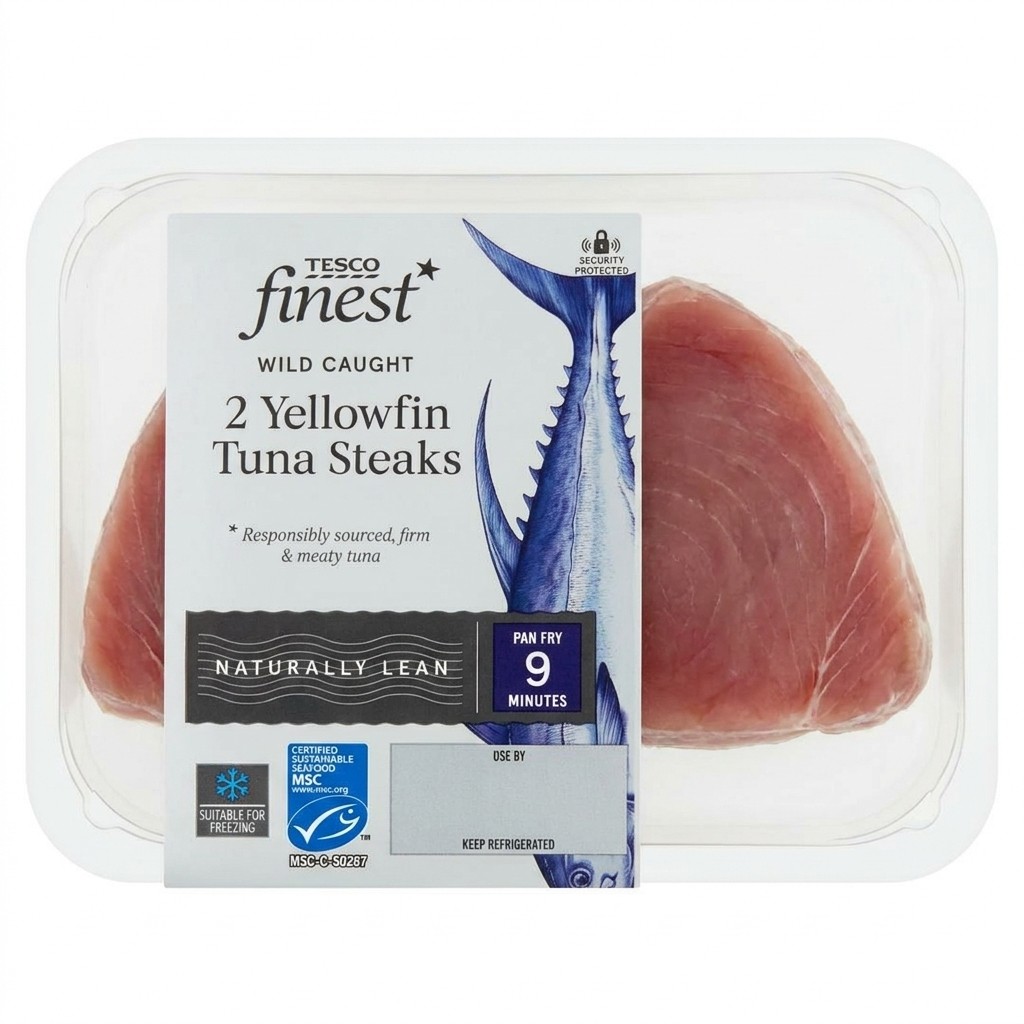 Tesco Finest Yellowfin Tuna Steaks 240g