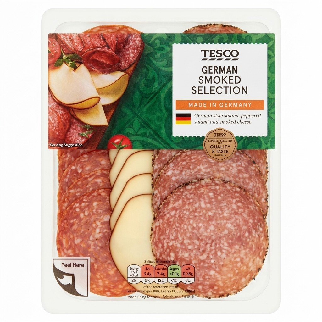 Tesco German Smoked Selection 120g