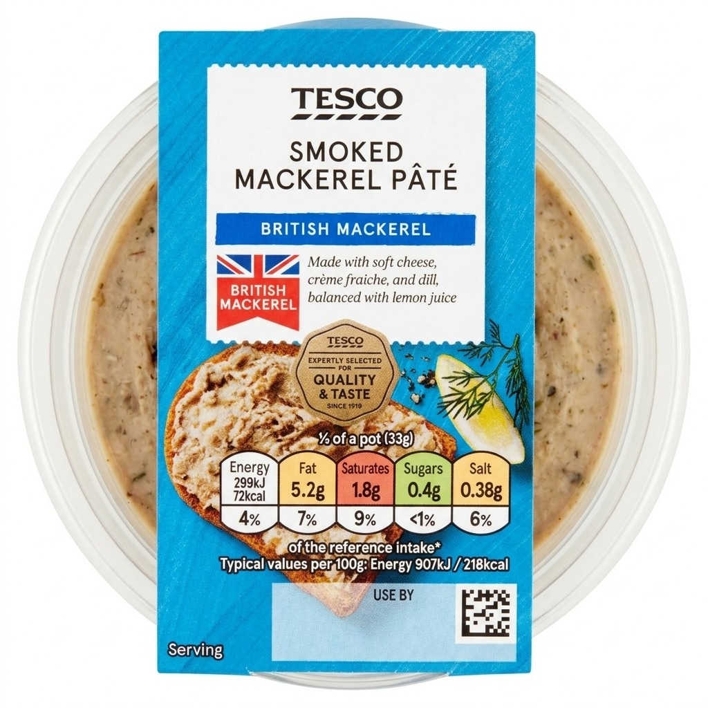 Tesco Smoked Mackerel Pâté 100g