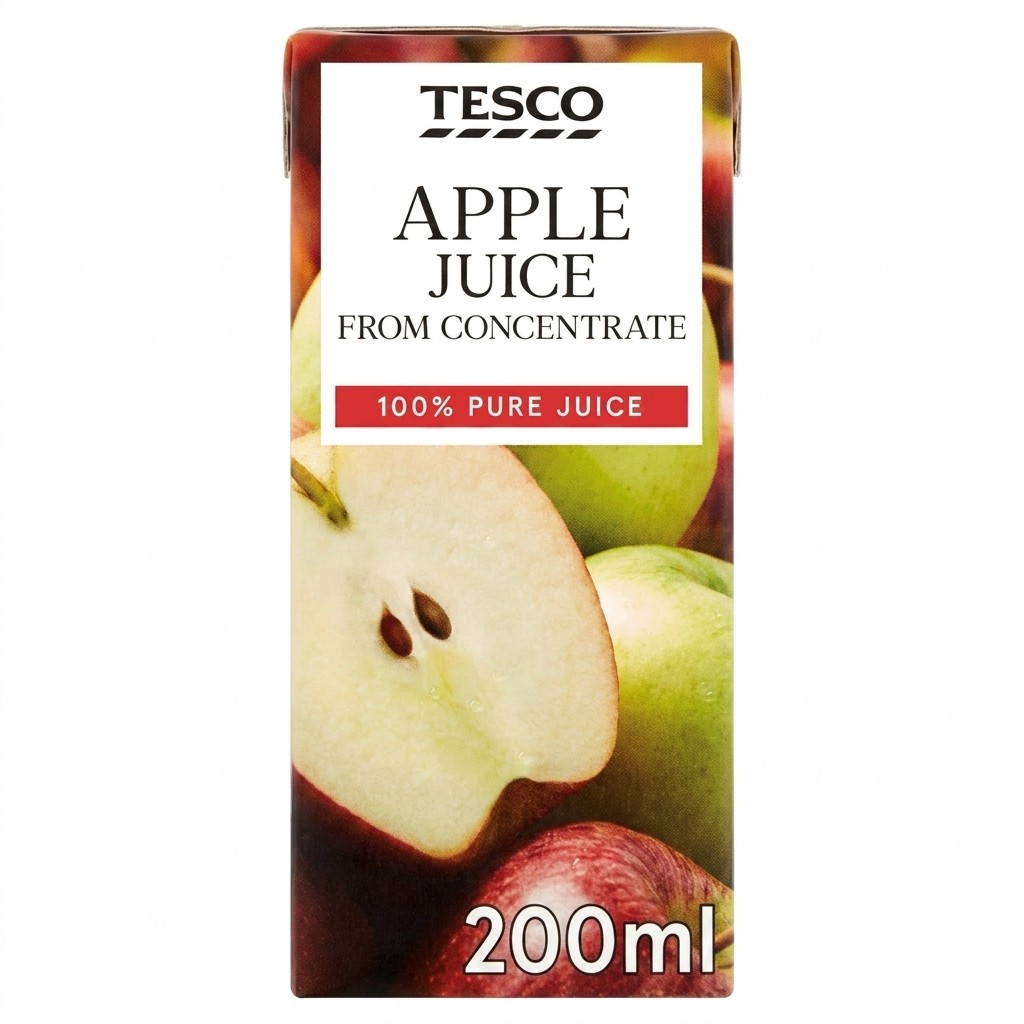 Tesco Apple Juice 200ml