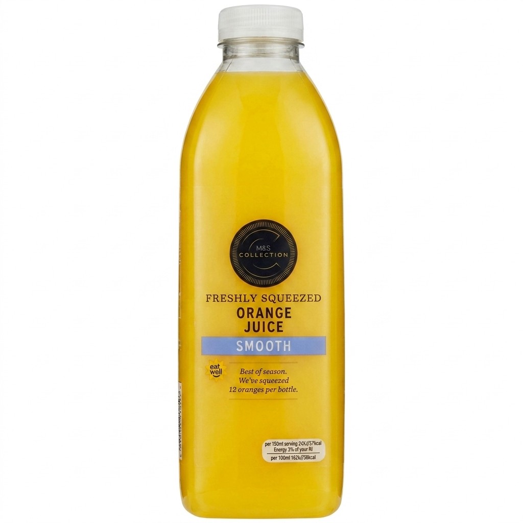 M&S Freshly Squeezed Orange Juice Smooth 1l