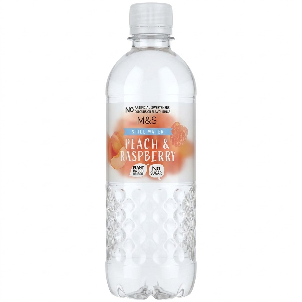 M&S Peach & Raspberry Still Water 500ml