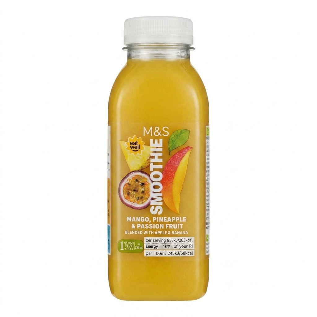 M&S Smoothie Mango, Pineapple & Passion Fruit 350ml