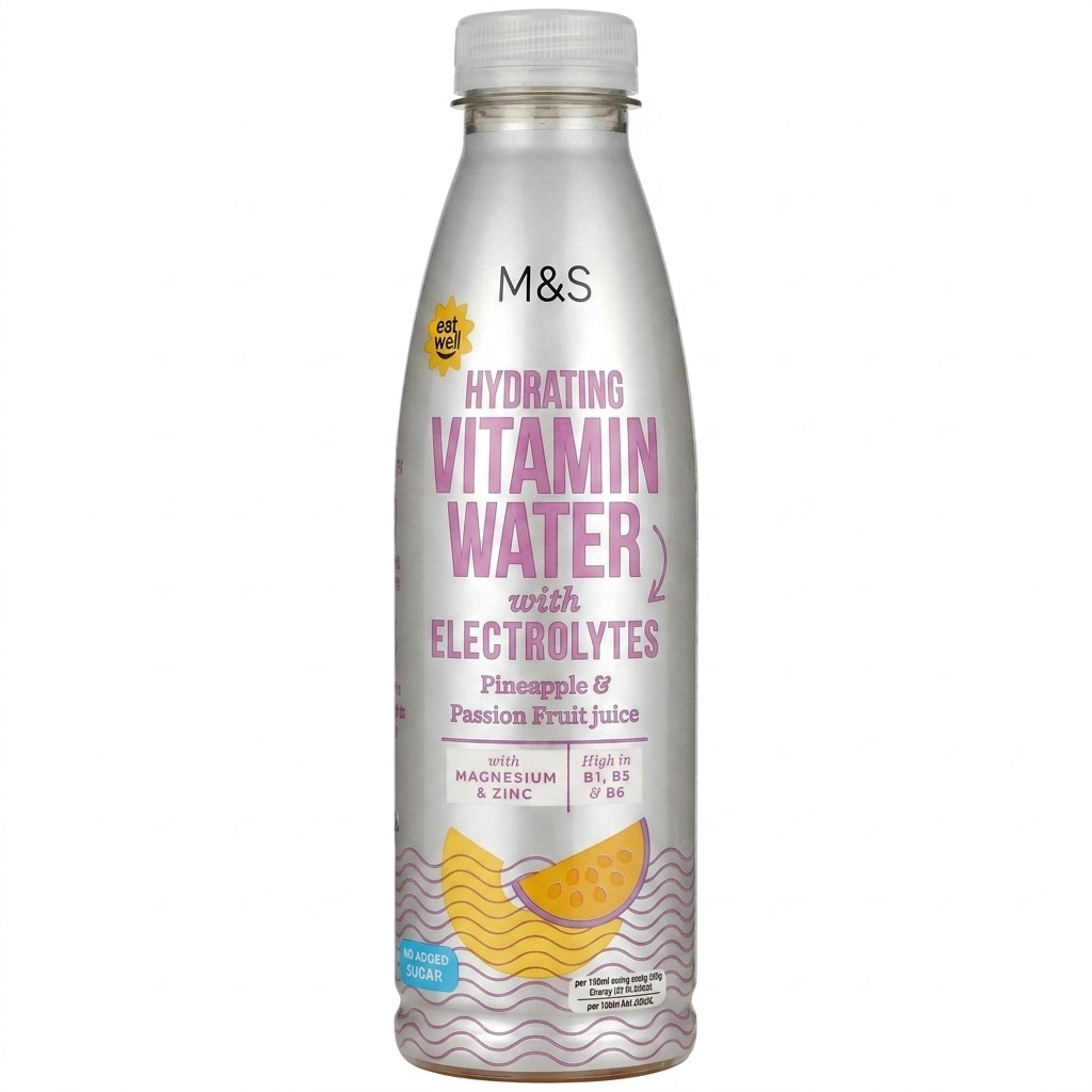 M&S Hydrating Vitamin Water Pineapple & Passion Fruit 750ml