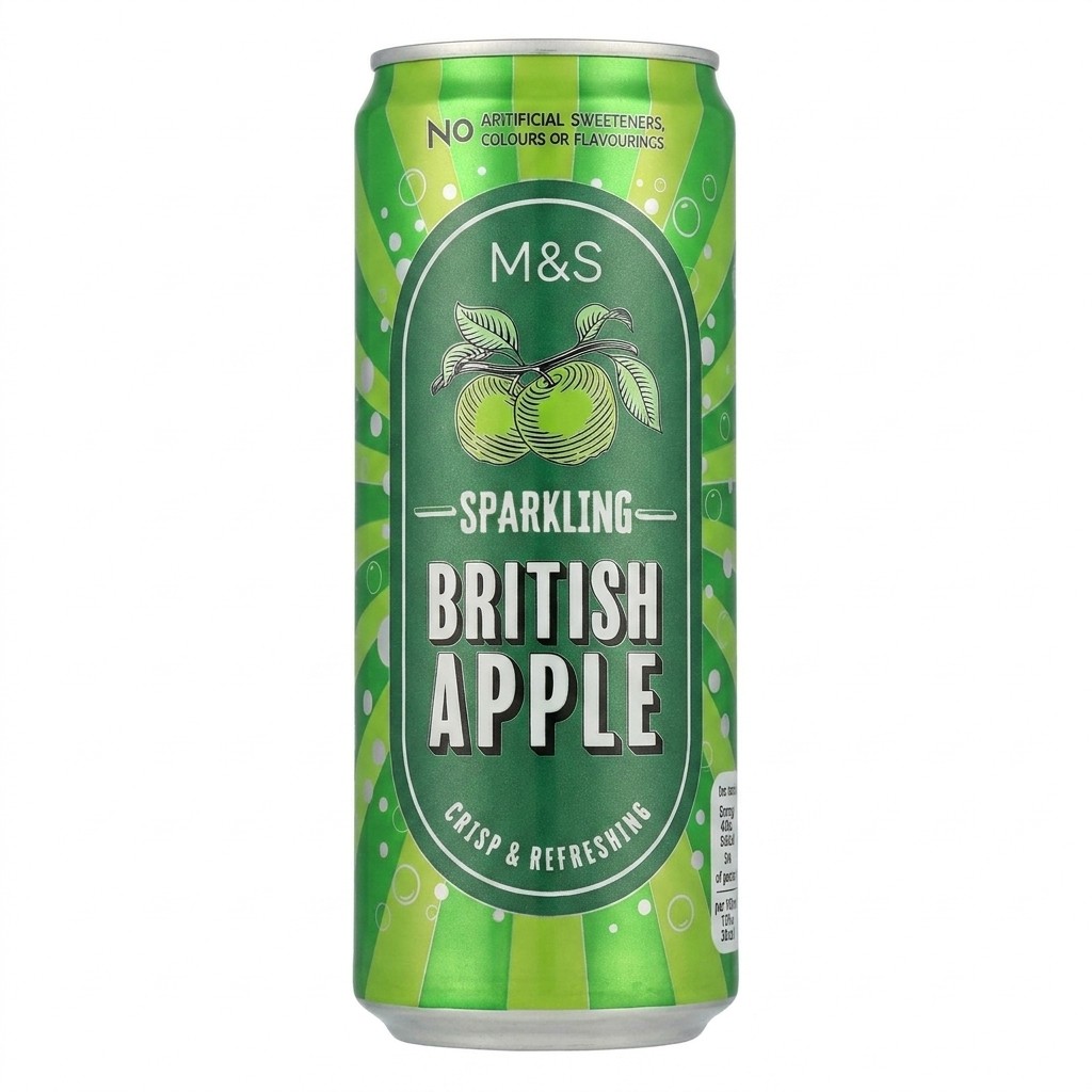 M&S Sparkling British Apple 330ml