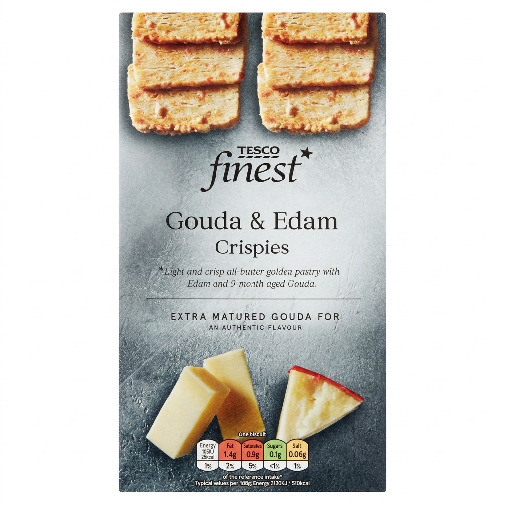 Tesco Finest Gouda & Edam Crispies 90g