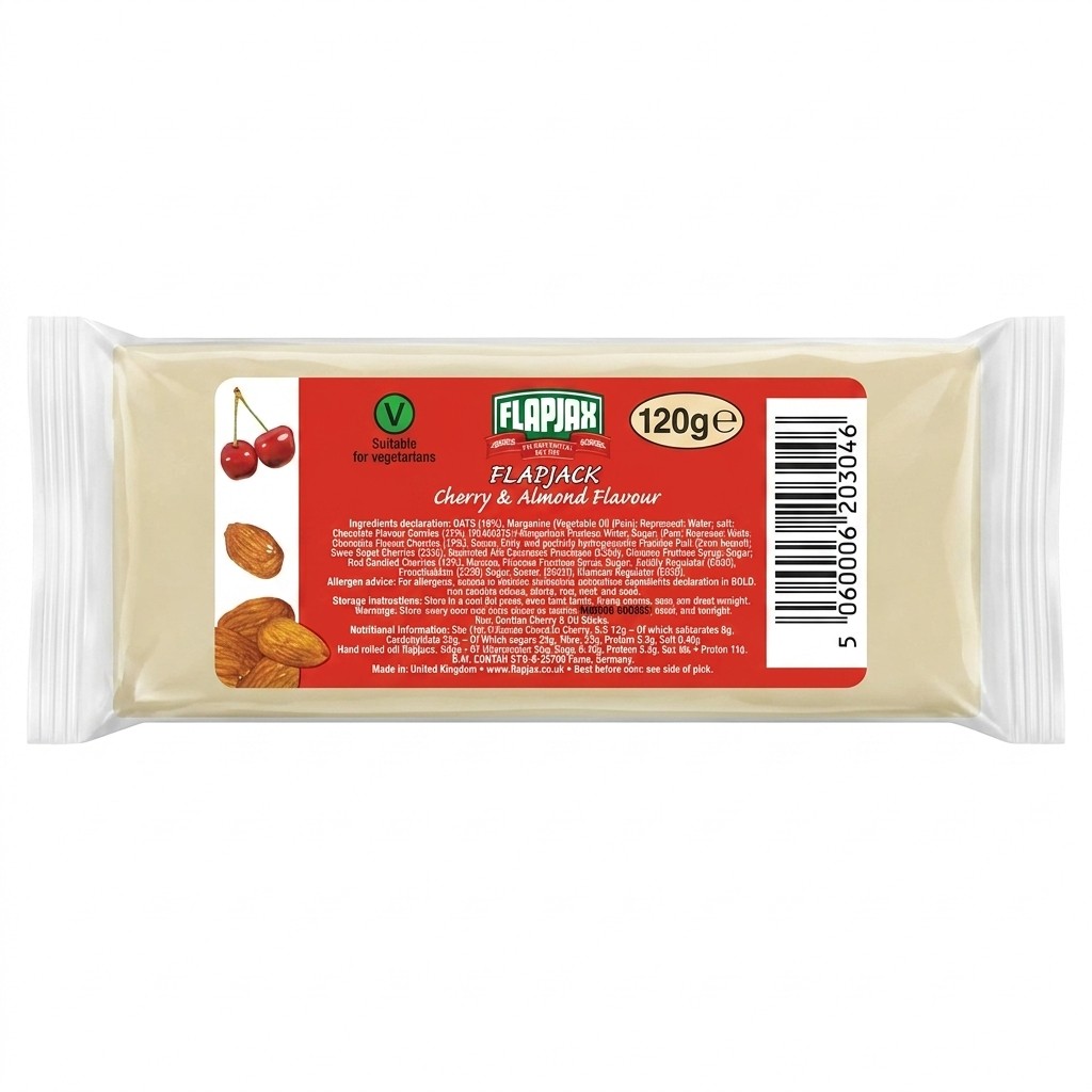 Flapjack Cherry & Almond Flavour 120g