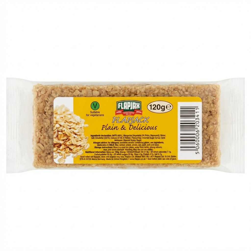 Flapjax Flapjack Plain & Delicious 120g