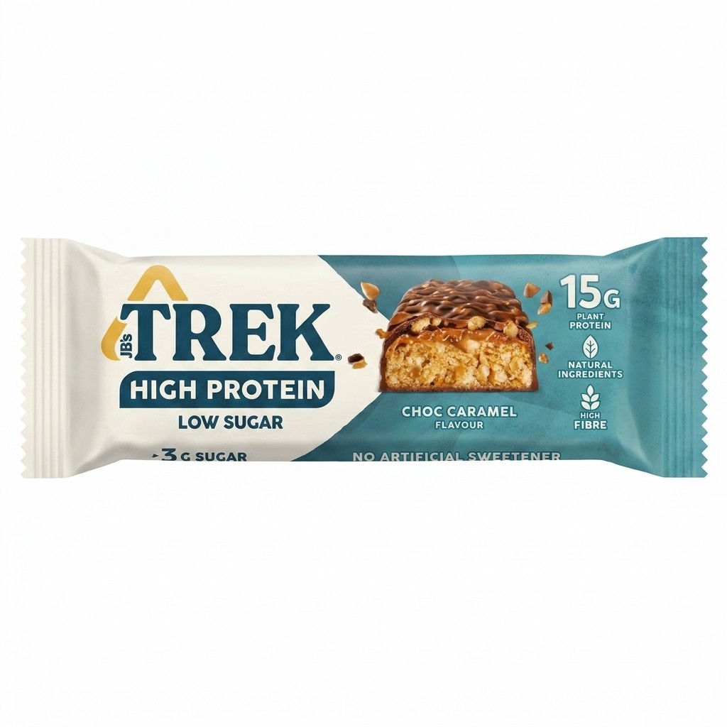 Trek High Protein Choc Caramel 55g