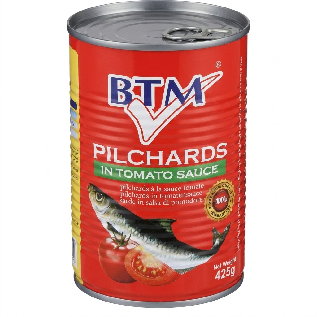 BTM Pilchards in Tomato Sauce 425g