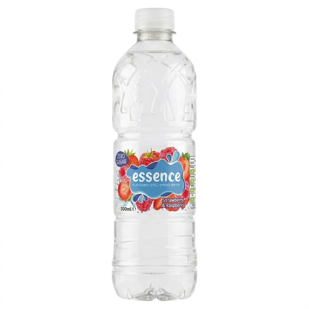 Essence Strawberry & Raspberry Water 500ml