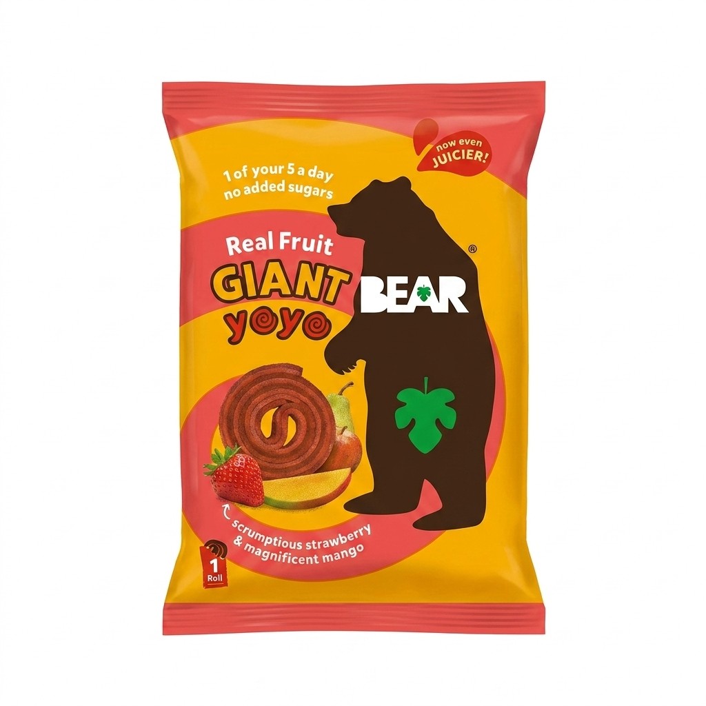 Bear Strawberry & Mango Yoyos 20g
