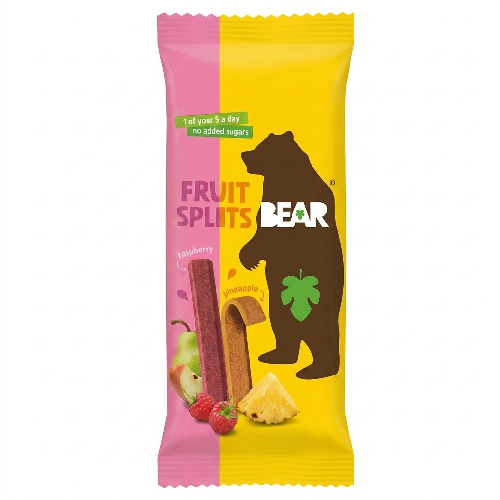 Bear Fruit Splits Raspberry & Pineapple 20g