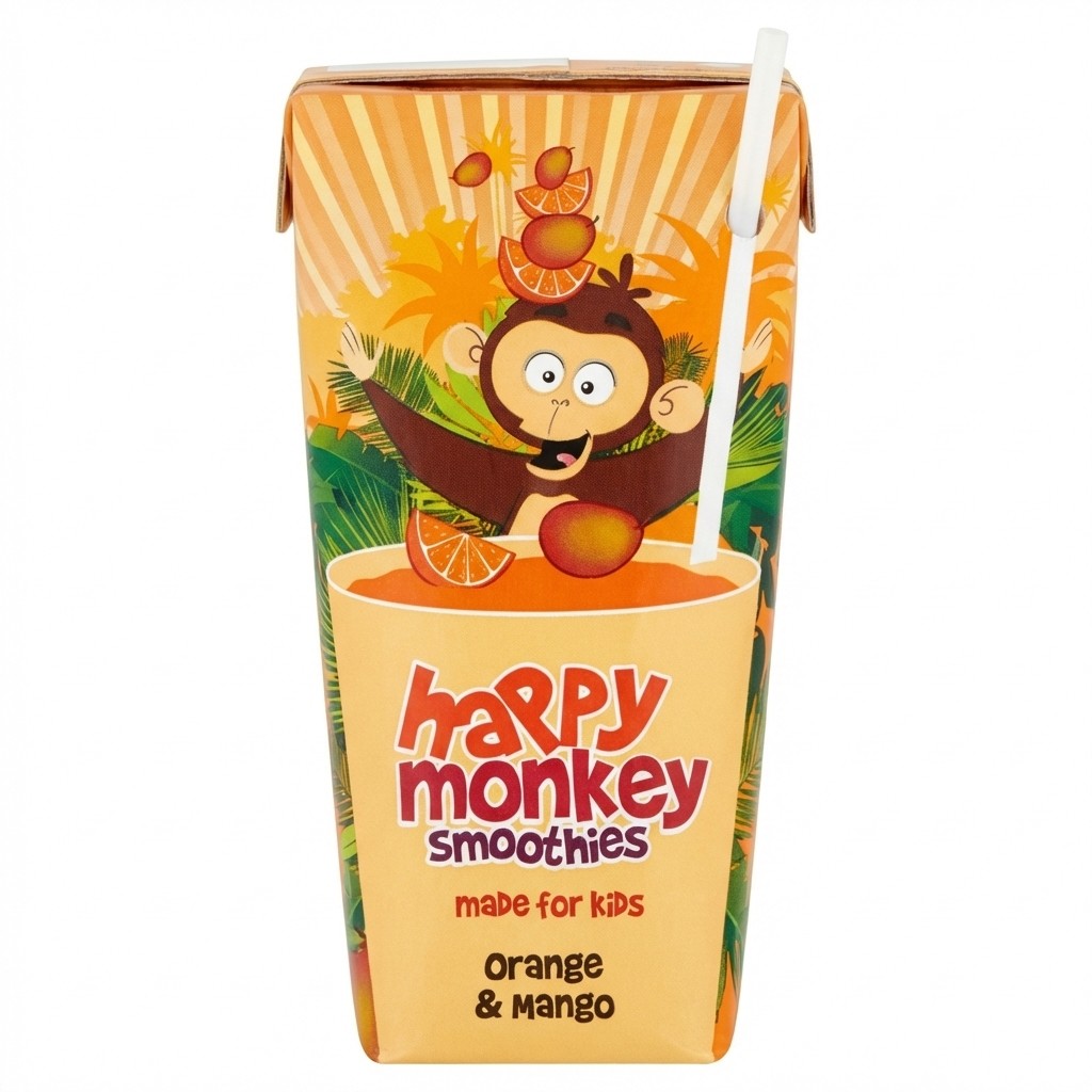 Happy Monkey Smoothies Orange & Mango 180ml