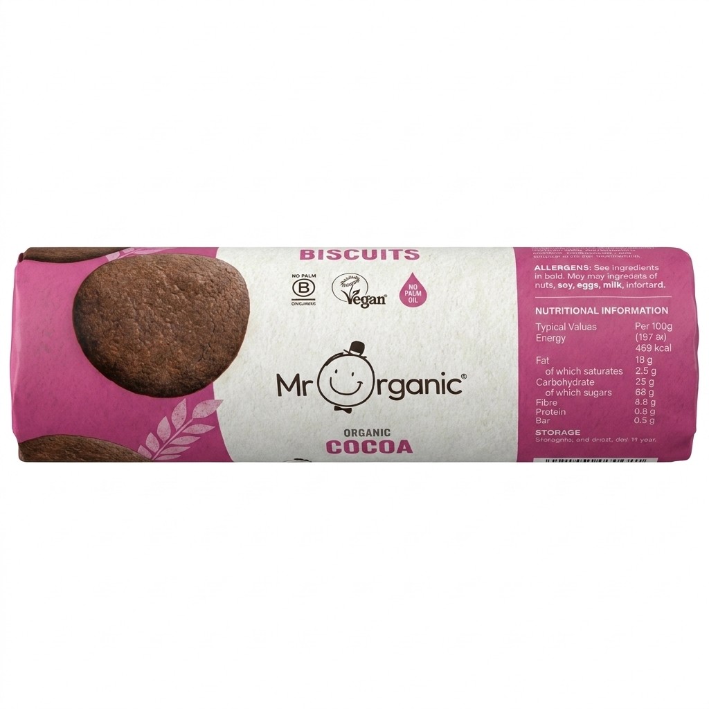 Mr Organic Cocoa Biscuits