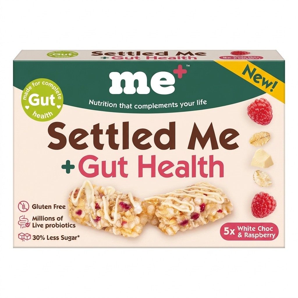 Me+ Settled Me + Gut Health White Choc & Raspberry 5x