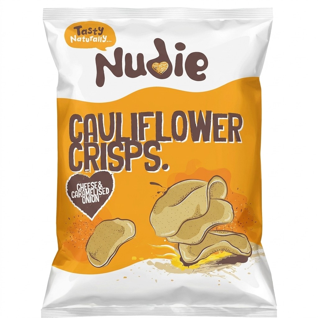 Nudie Cauliflower Crisps 20g