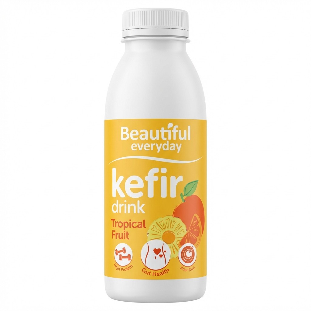 Beautiful Everyday Kefir Drink Tropical Fruit 750ml